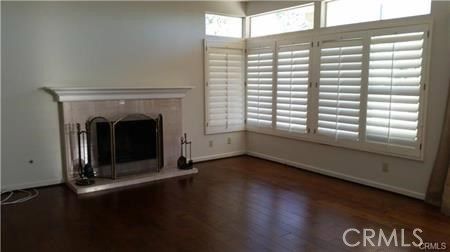 Empty room, Fireplace, Interior, Wood Texture Flooring