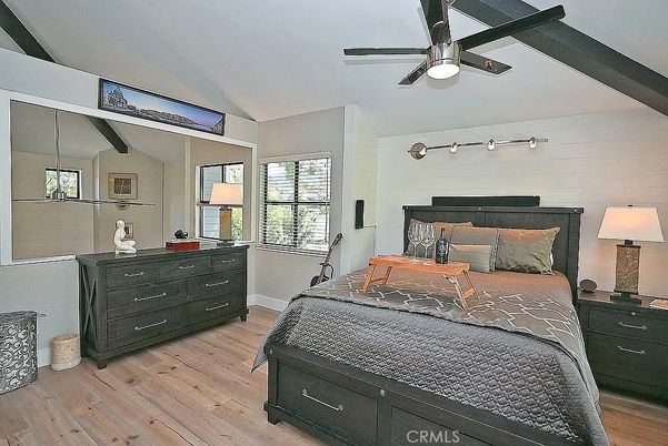 Bedroom, Fireplace, Interior, Wood Texture Flooring