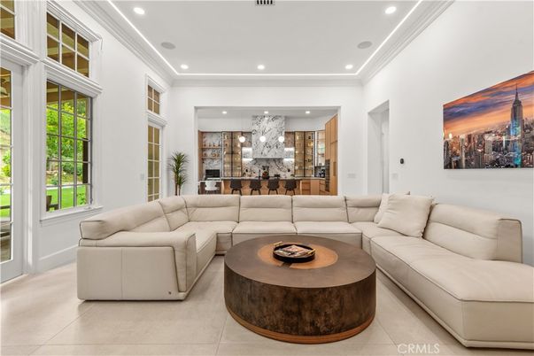 Dining room, Interior, Kitchen, Living room, Recessed Lighting