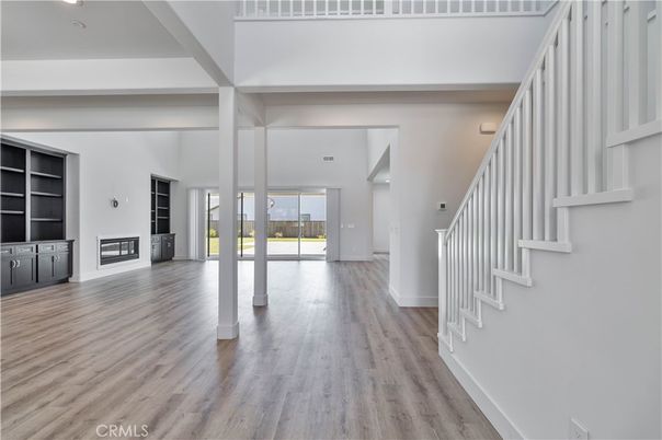 Fireplace, Interior, Wood Texture Flooring