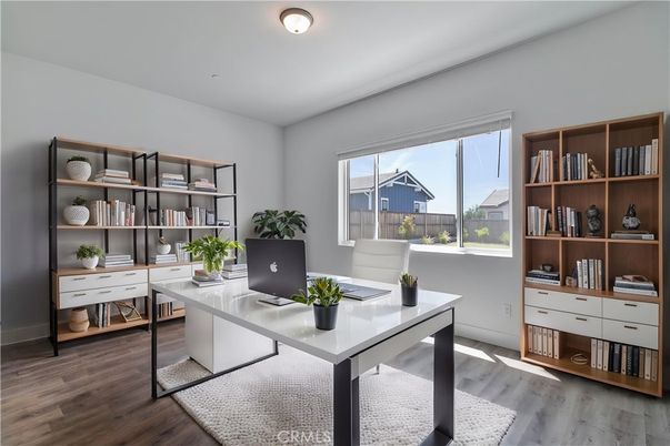 Home Office, Interior, Wood Texture Flooring