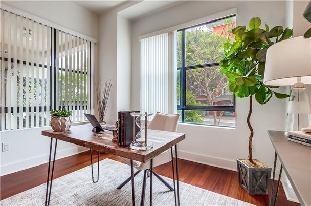 Home Office, Interior, Wood Texture Flooring