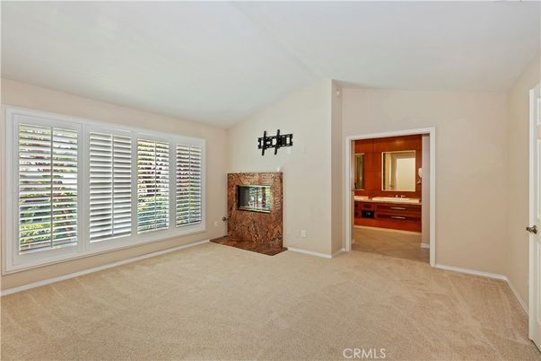 Empty room, Fireplace, Interior