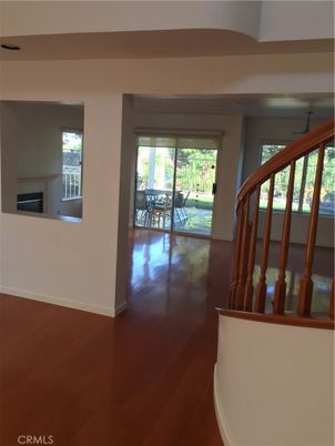 Dining room, Fireplace, Interior, Wood Texture Flooring