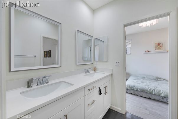 Bathroom, Bedroom, Dual Sink Vanities, Interior, Wood Texture Flooring