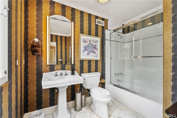 Bathroom, Glass Shower, Interior, Marble