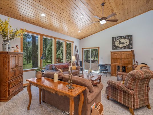 Interior, Living room, Recessed Lighting, Wooden Ceilings