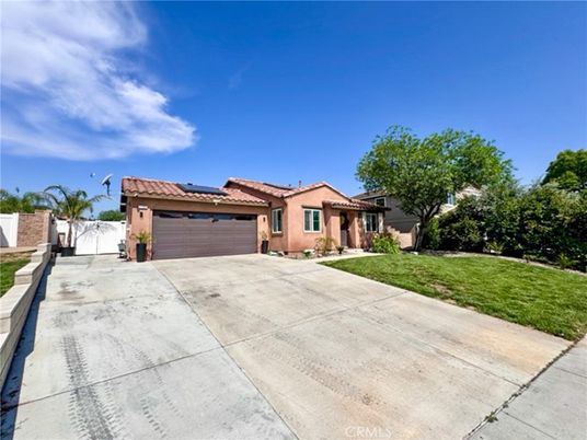 Attached, Backyard, Exterior, Facade, Solar Panels, Mediterranean