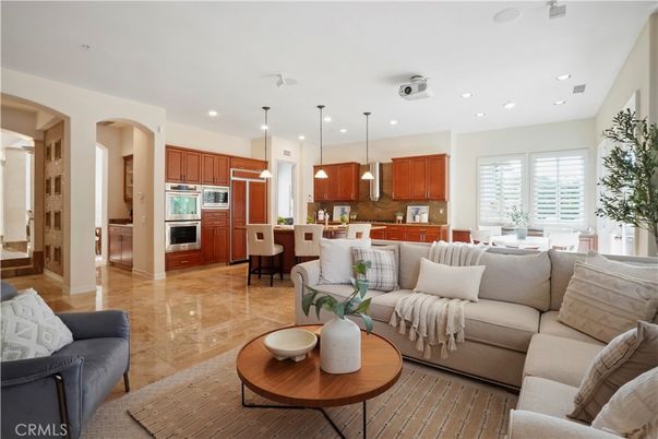 Dining room, Interior, Kitchen, Living room, Pendant Lights, Recessed Lighting, Stainless Steel Appliances