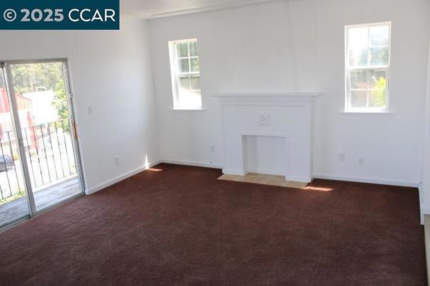 Empty room, Fireplace, Interior