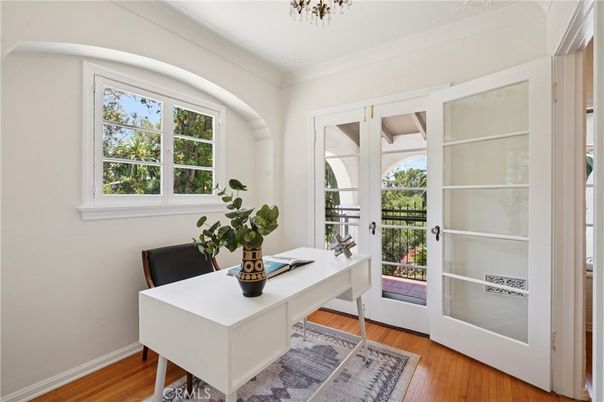 Home Office, Interior, Wood Texture Flooring