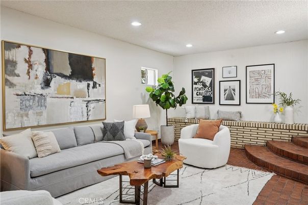 Interior, Living room, Recessed Lighting