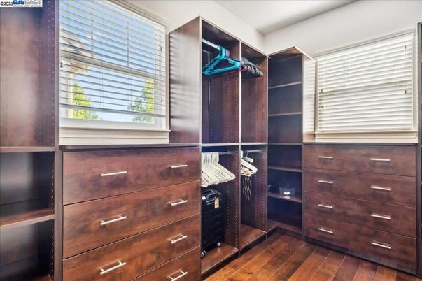 Interior, Walk-in Closets, Wood Texture Flooring