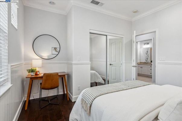 Bedroom, Interior, Wood Texture Flooring