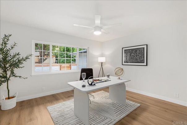 Home Office, Interior, Wood Texture Flooring
