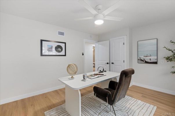 Home Office, Interior, Wood Texture Flooring