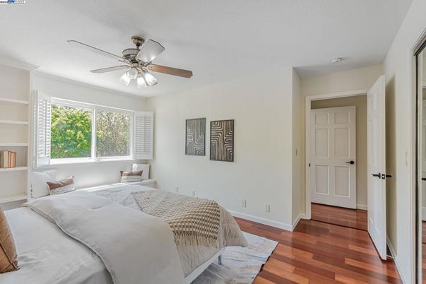Bedroom, Interior, Wood Texture Flooring