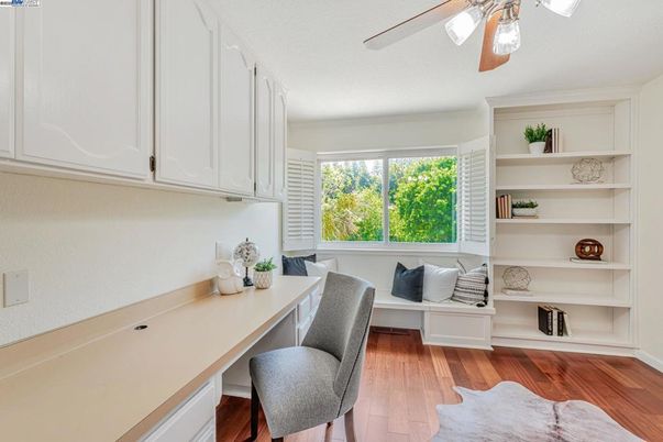 Home Office, Interior, Wood Texture Flooring