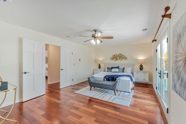 Bedroom, Interior, Wood Texture Flooring