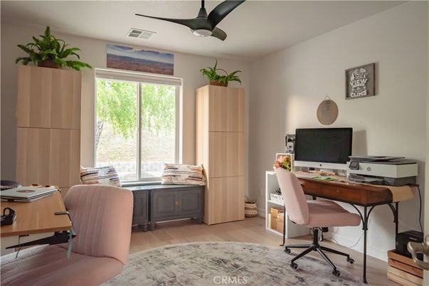 Home Office, Interior, Wood Texture Flooring