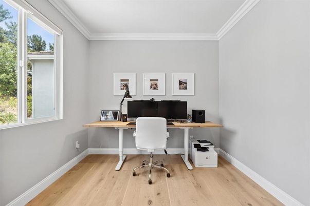 Home Office, Interior, Wood Texture Flooring