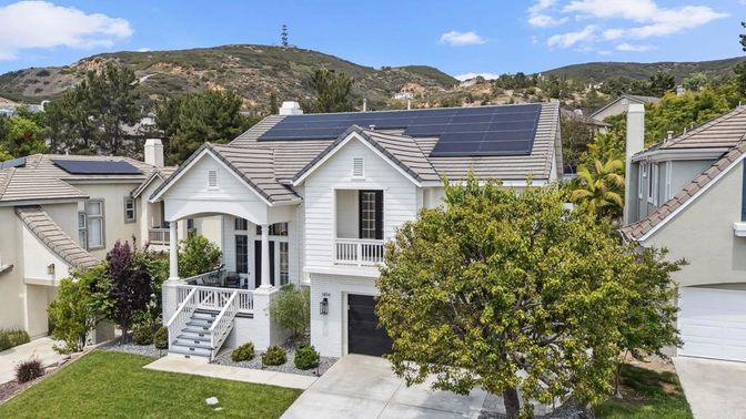 Exterior, Facade, Solar Panels, Mediterranean