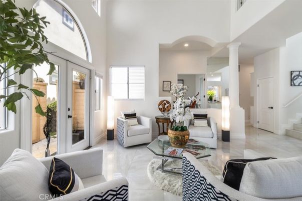Interior, Living room, Recessed Lighting