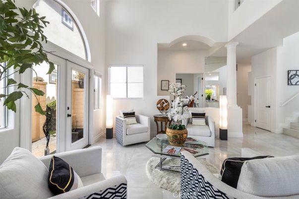 Interior, Living room, Recessed Lighting