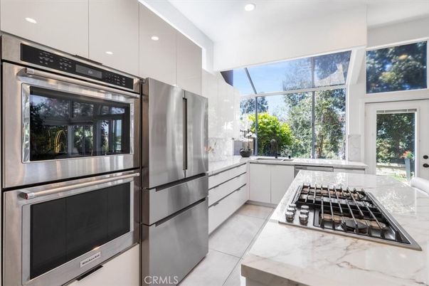 Interior, Kitchen, Recessed Lighting, Stainless Steel Appliances