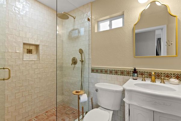 Bathroom, Glass Shower, Interior