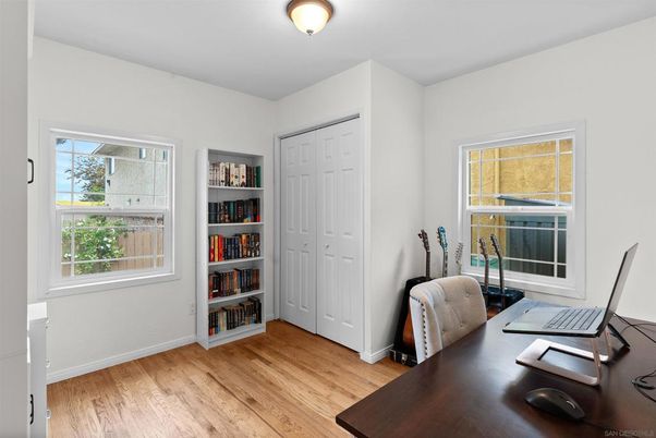 Home Office, Interior, Wood Texture Flooring
