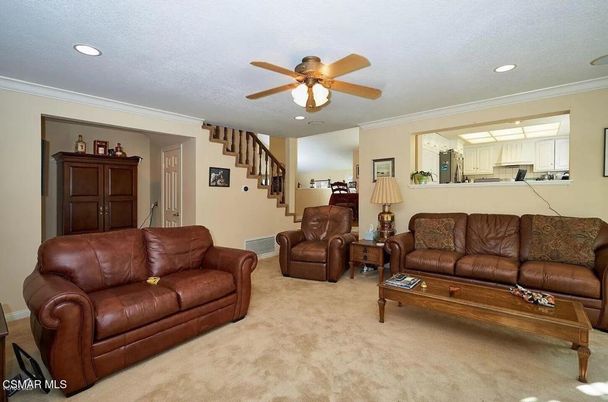Interior, Living room, Recessed Lighting