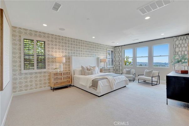 Bedroom, Interior, Recessed Lighting, Water