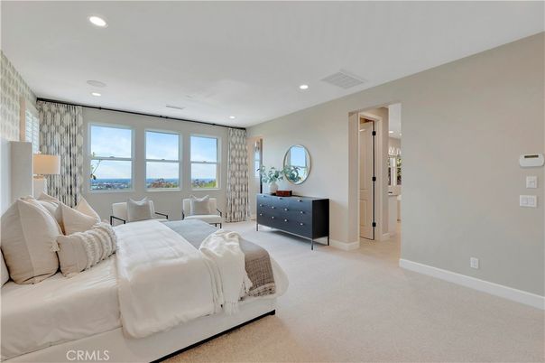 Bedroom, Interior, Recessed Lighting, Water