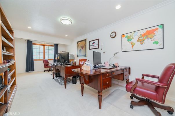 Home Office, Interior, Recessed Lighting
