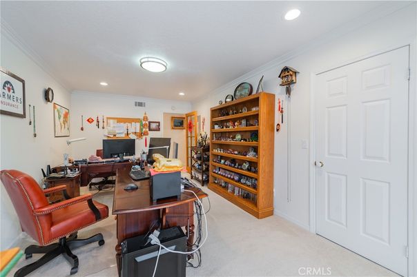 Home Office, Interior, Recessed Lighting