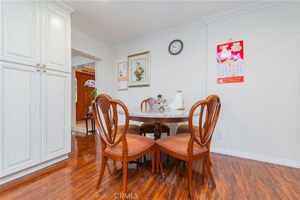 Dining room, Interior, Wood Texture Flooring