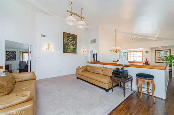 Chandelier, Interior, Living room, Recessed Lighting, Wood Texture Flooring