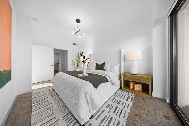 Bedroom, Interior, Pendant Lights