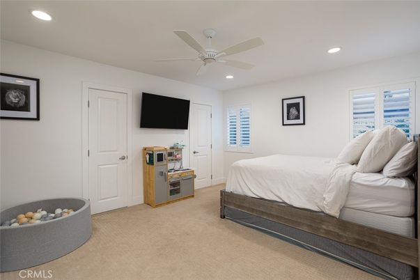 Bedroom, Interior, Recessed Lighting