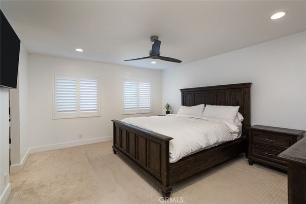 Bedroom, Interior, Recessed Lighting