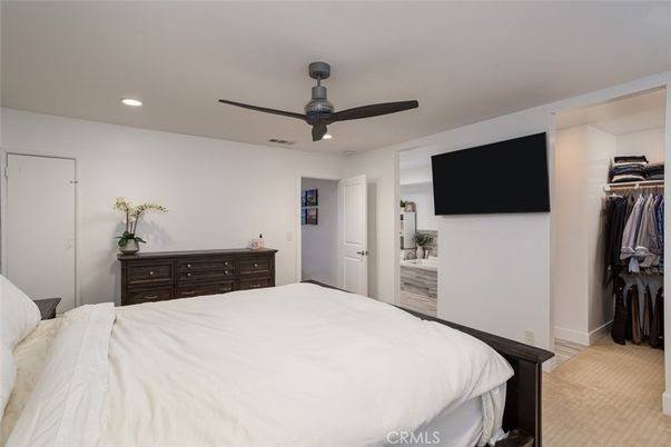 Bedroom, Interior, Recessed Lighting
