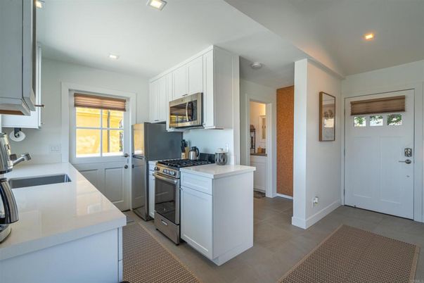 Interior, Kitchen, Recessed Lighting, Stainless Steel Appliances