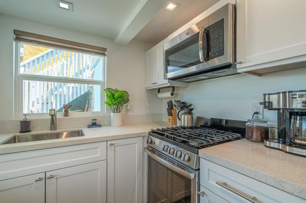 Interior, Kitchen, Recessed Lighting, Stainless Steel Appliances