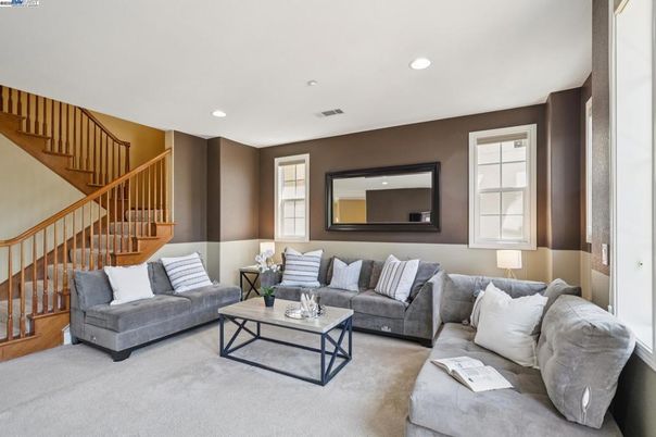 Interior, Living room, Recessed Lighting