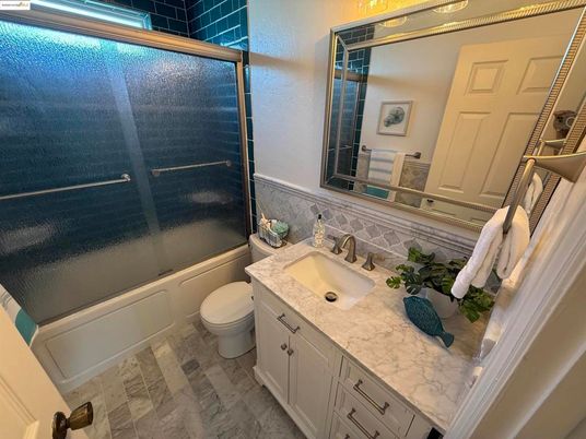 Bathroom, Glass Shower, Interior, Marble