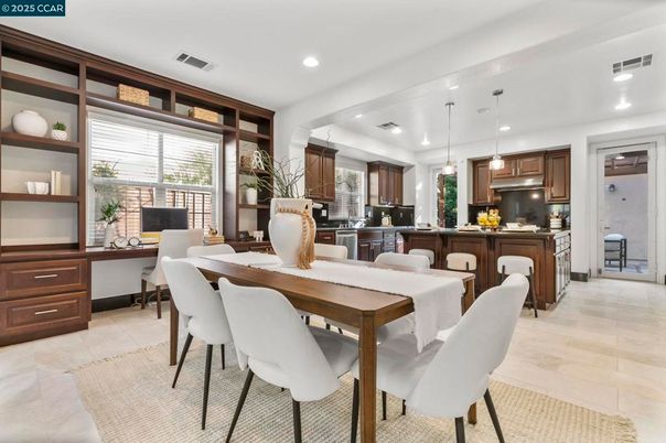 Dining room, Interior, Kitchen, Pendant Lights, Recessed Lighting