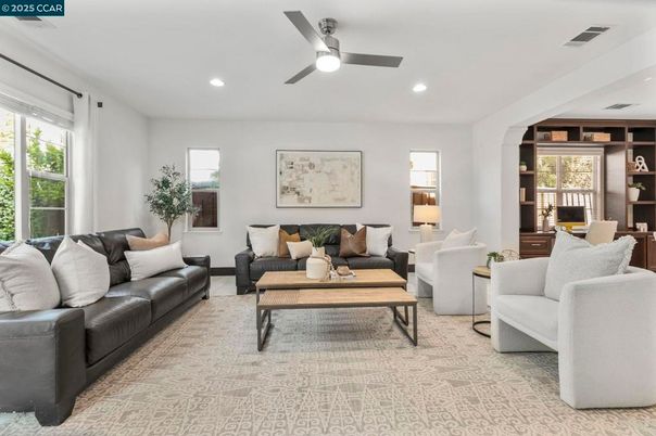 Interior, Living room, Recessed Lighting