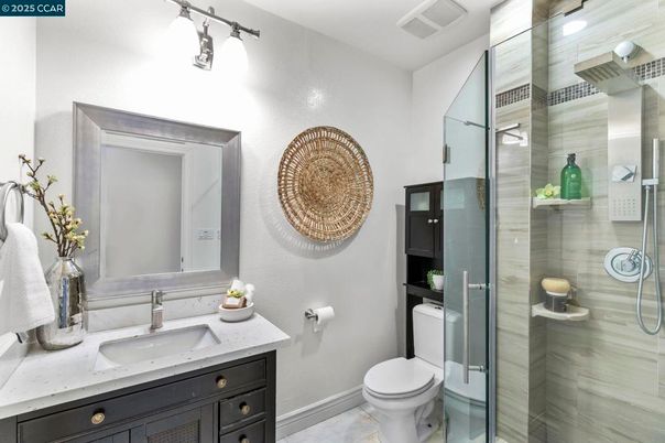 Bathroom, Glass Shower, Interior