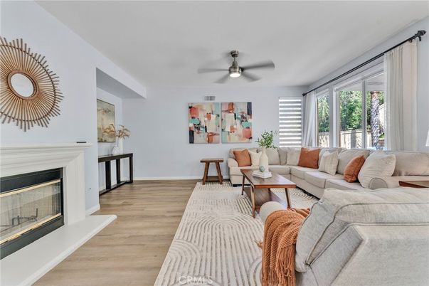 Fireplace, Interior, Living room, Wood Texture Flooring
